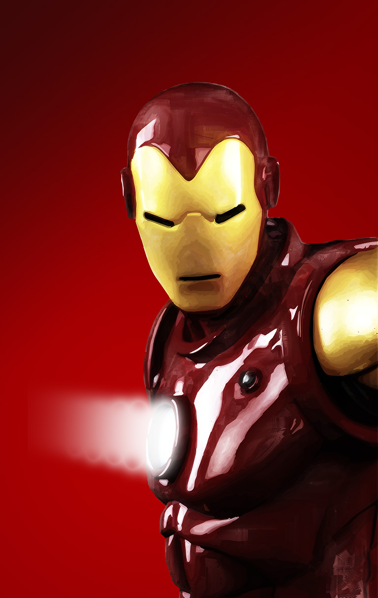 Iron Man, classic armor illustration