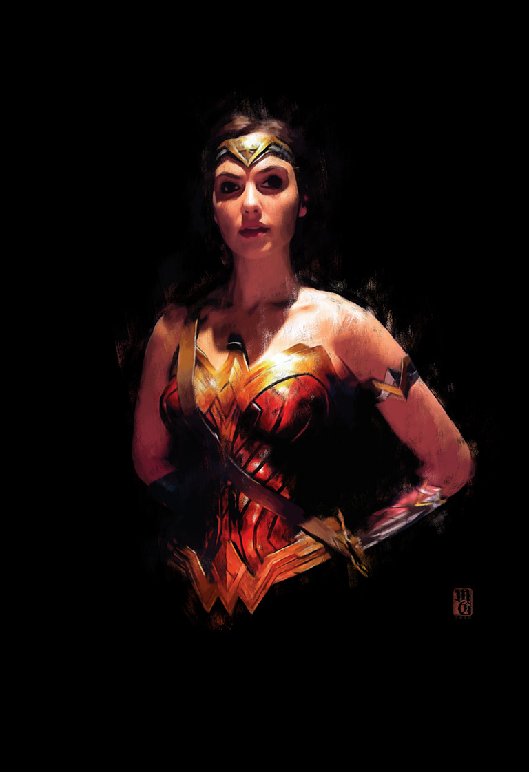 Wonder Woman illustration