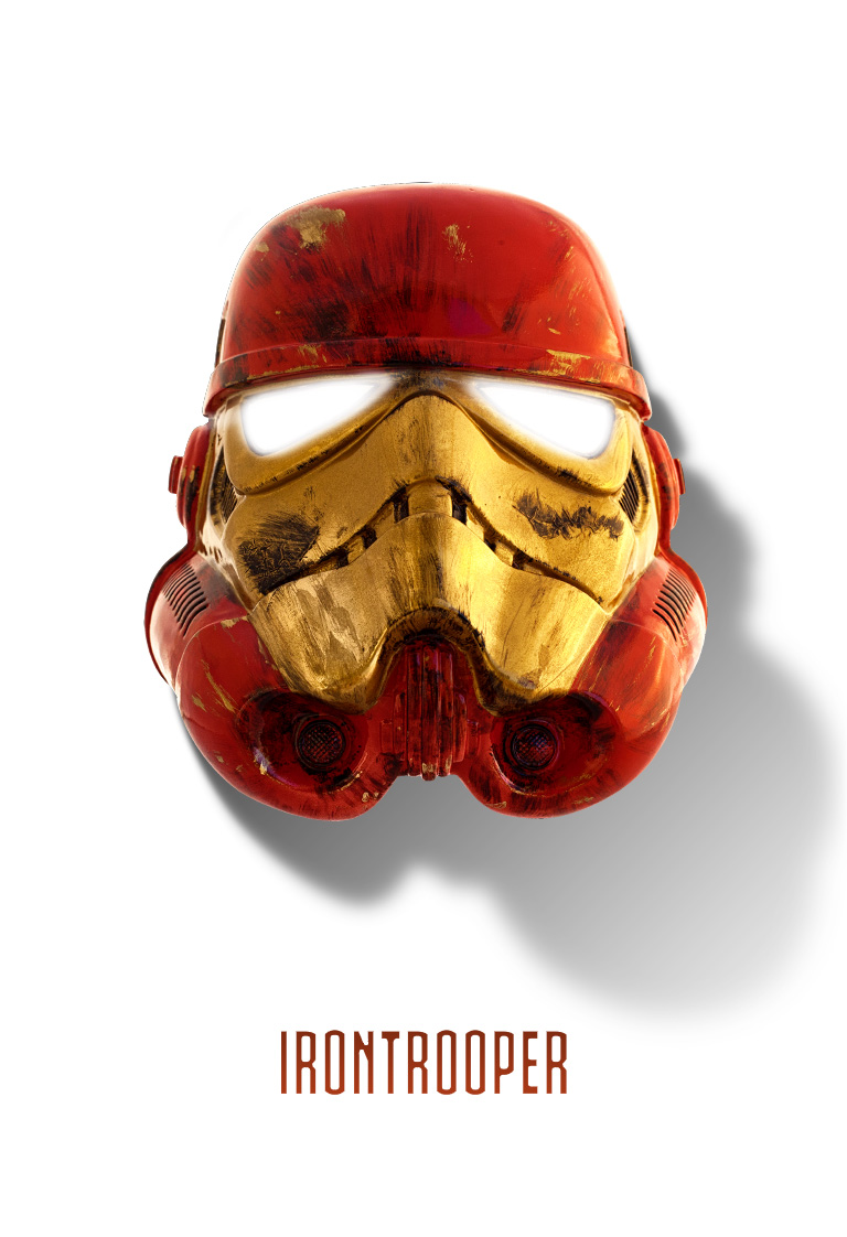 Iron Trooper prop Star Wars Stormtrooper helmet
