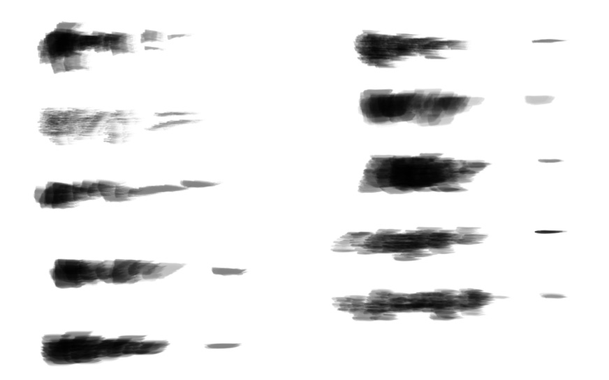 Watercolor brush set