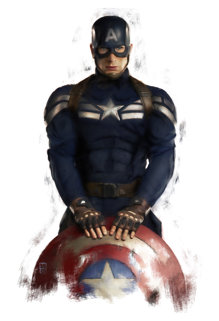Captain America portrait