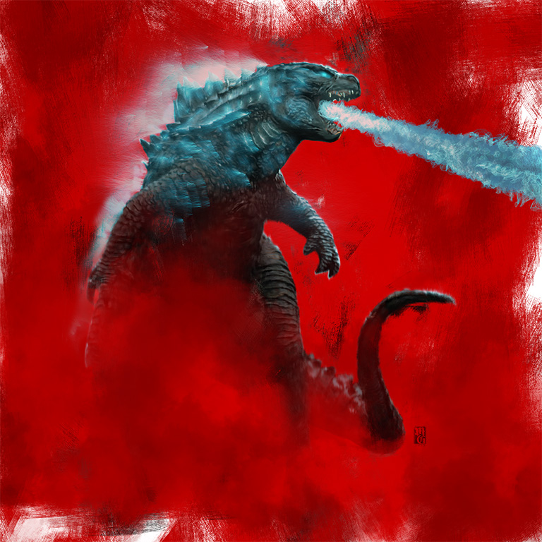 Full Godzilla illustration