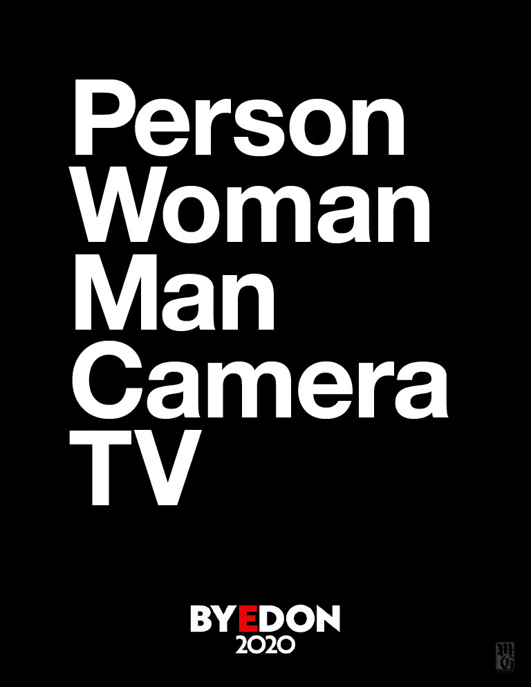 Political statement on the current 2020 Presidential election.