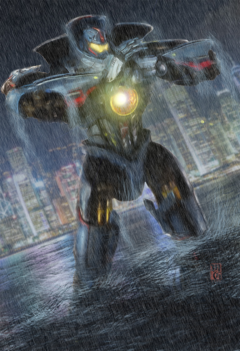 Gypsy Danger jaeger from Pacific Rim