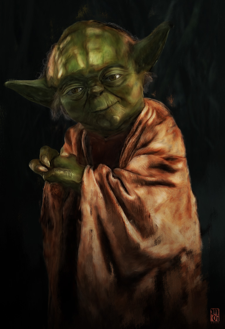 Yoda portrait