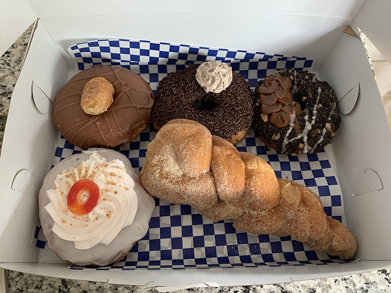 DG Donuts selection