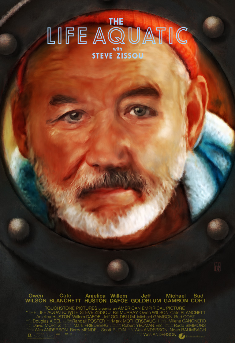 Alternate movie poster for "The Life Aquatic"