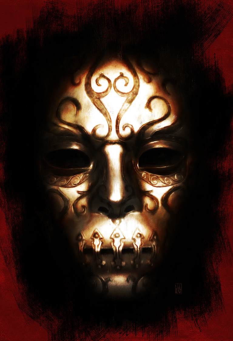 Bellatrix Lastrange's death eaters mask
