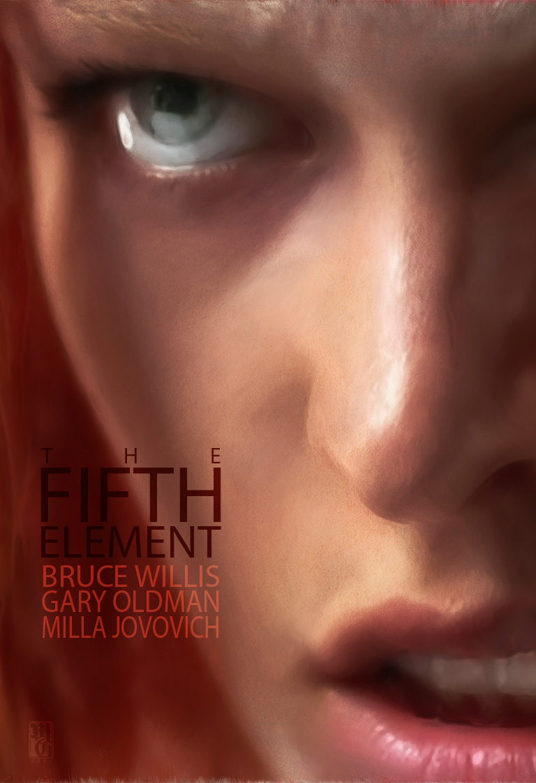 The Fifth Element alternate movie poster, portrait
