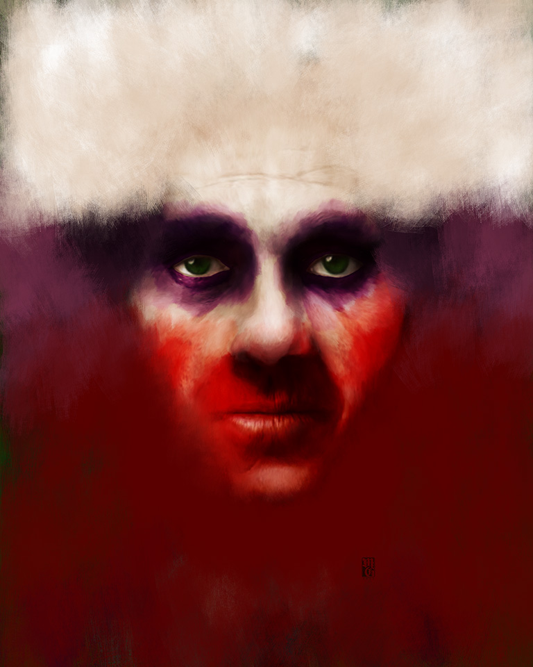 Conceptual portrait of Jack Napier, the Joker