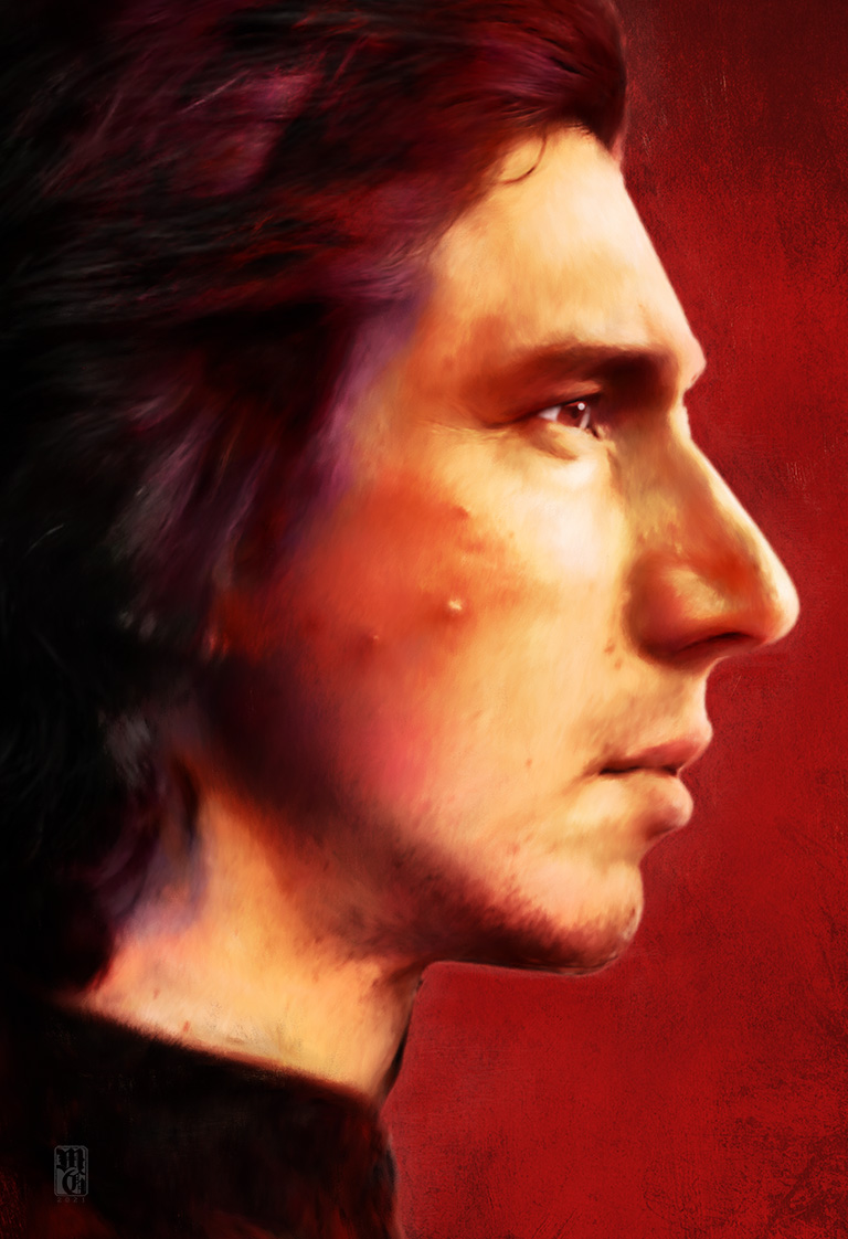 Alt-fan poster of Ben Solo (Kylo Ren) from the Star Wars universe