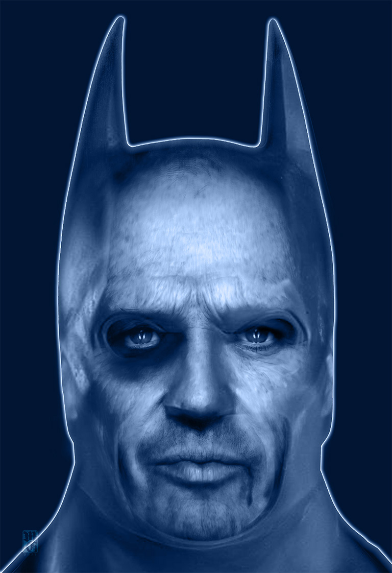 Old Bat Man alt-fan poster