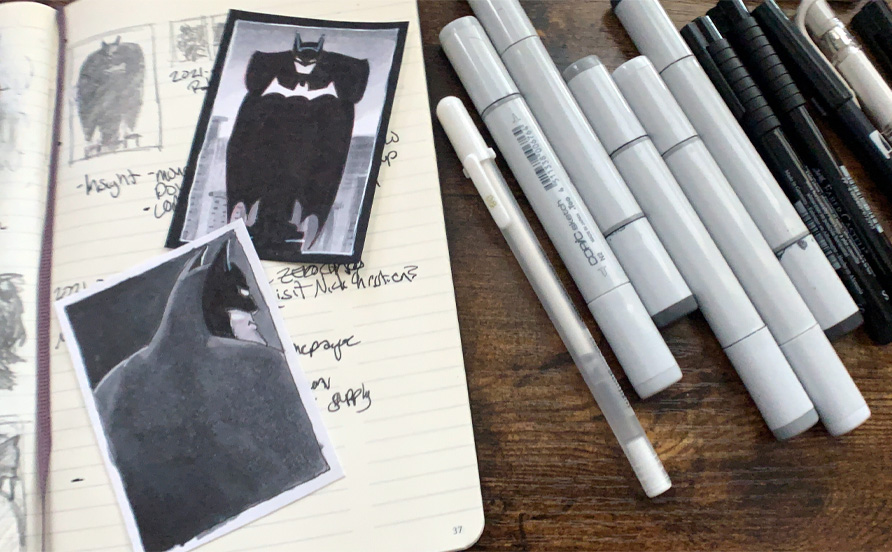 Baturday sketchcards