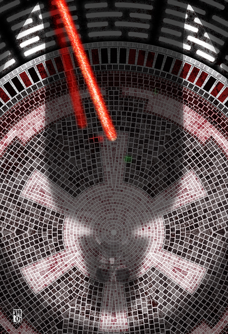 Original layout of Darth Vader, Empire tiles