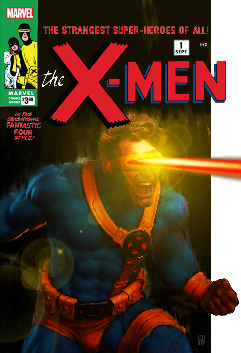Alt comic book cover for X-Men featuring Cyclops