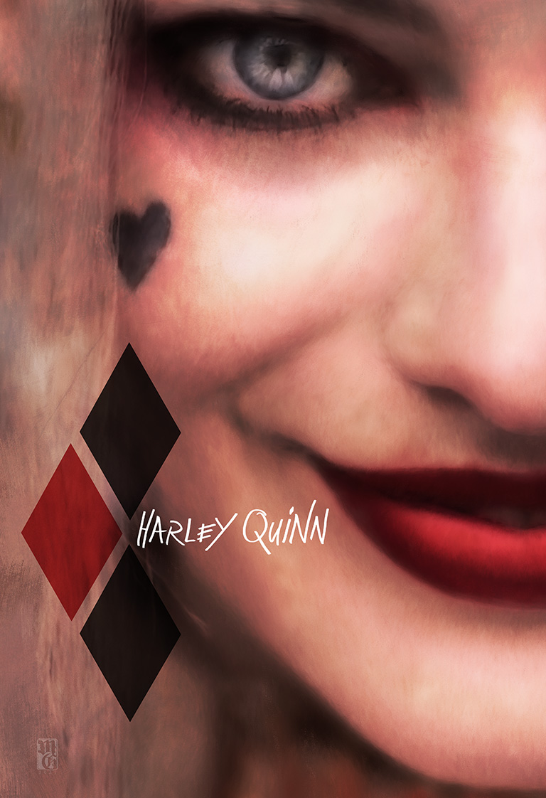 Alternative movie poster for Harley Quinn