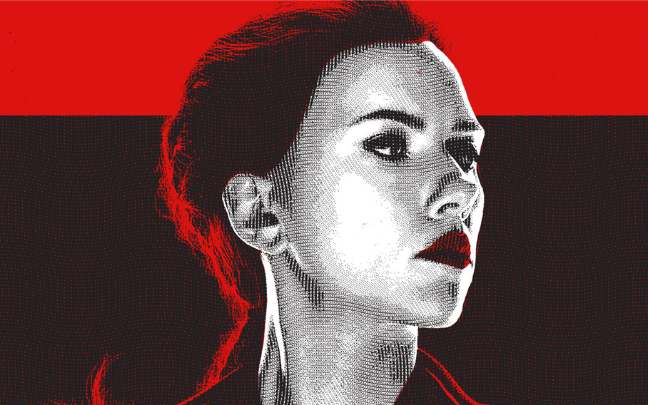 Black Widow illustrations