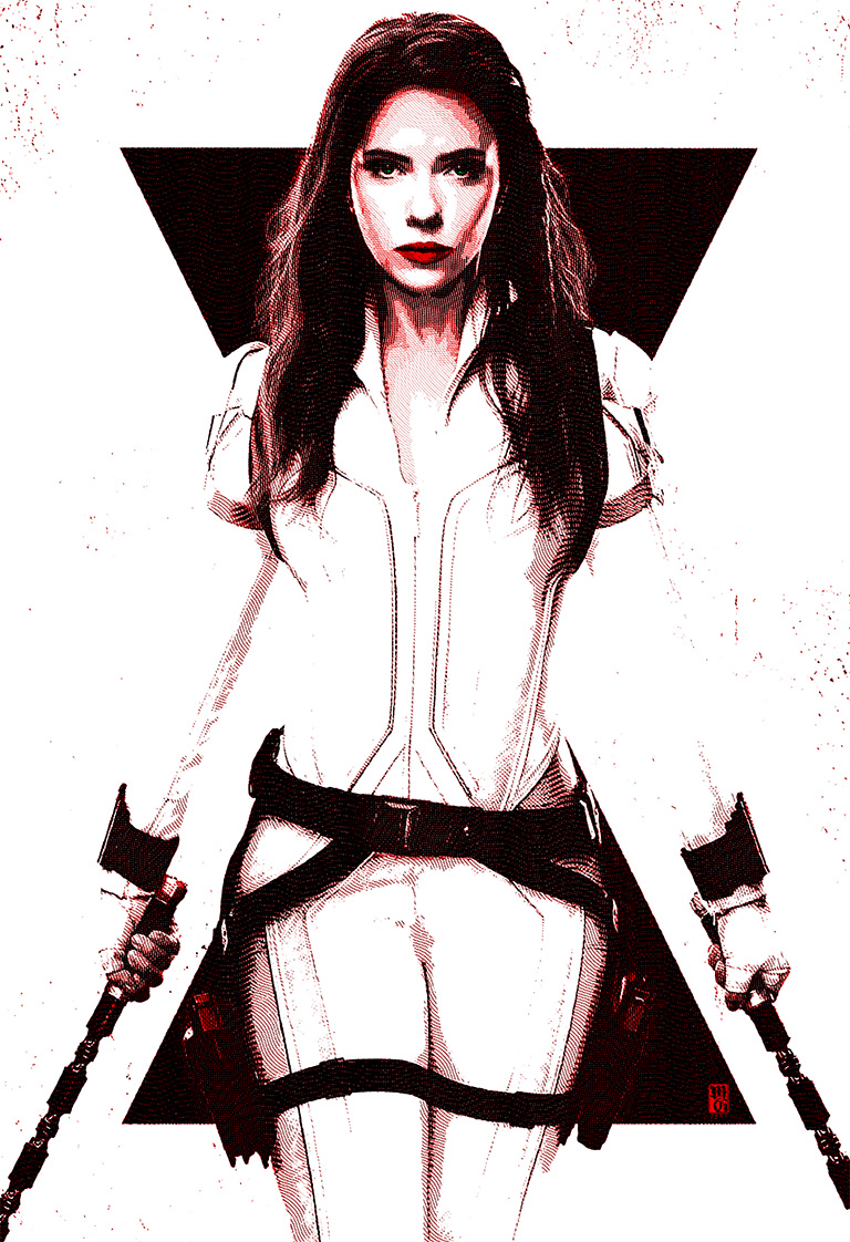 Black Widow illustration