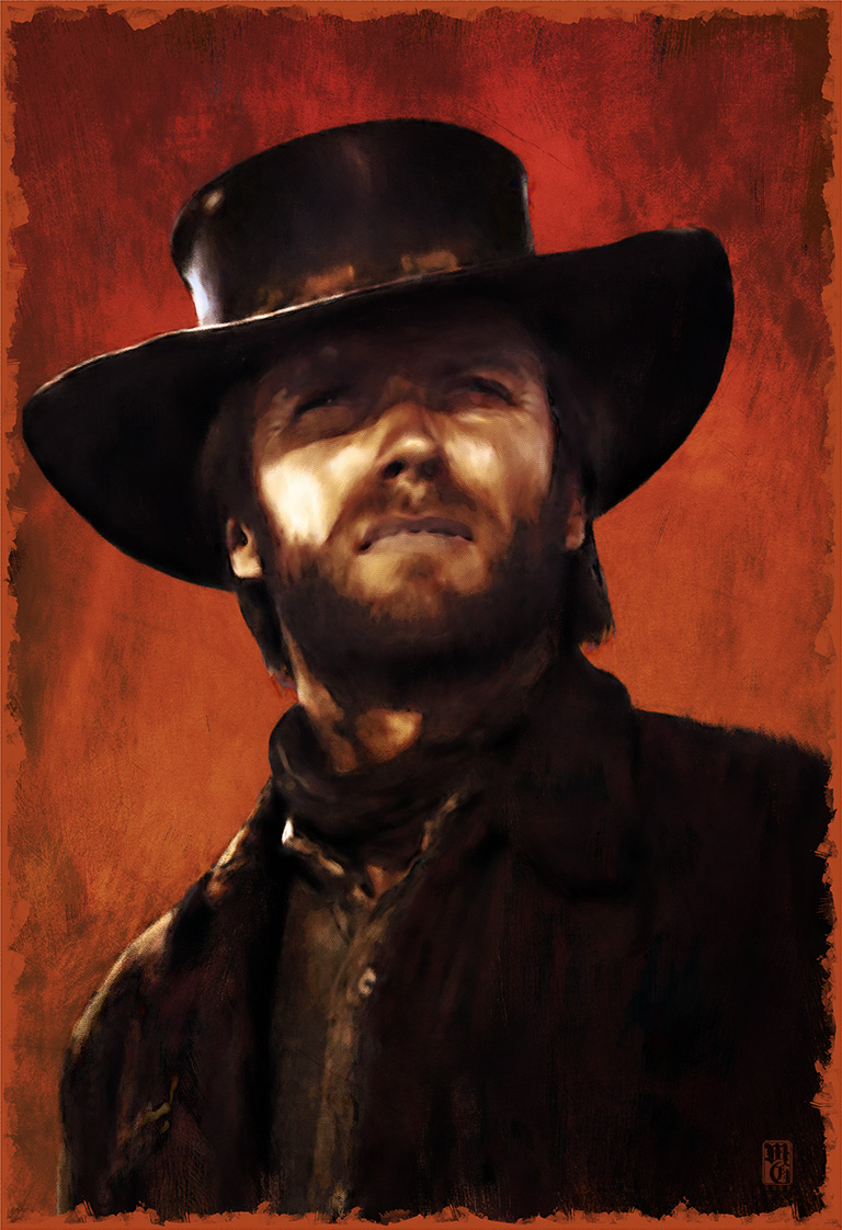 Portrait of Clint Eastwood
