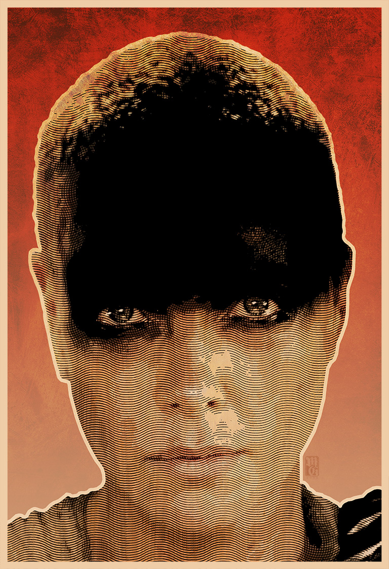 Portrait of Charlize Theron as Furiosa