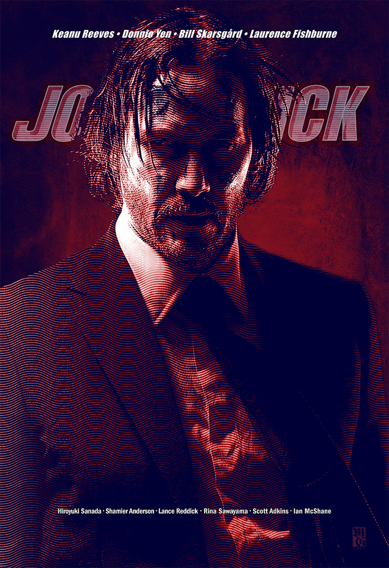 Alternative movie poster concept for John Wick 4