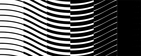 Wavy intaglio pattern