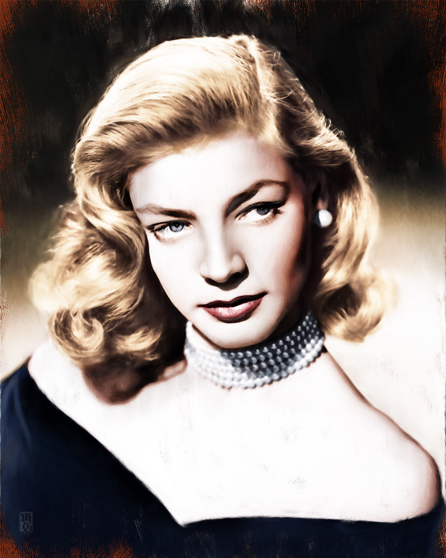 Portrait of Lauren Bacall