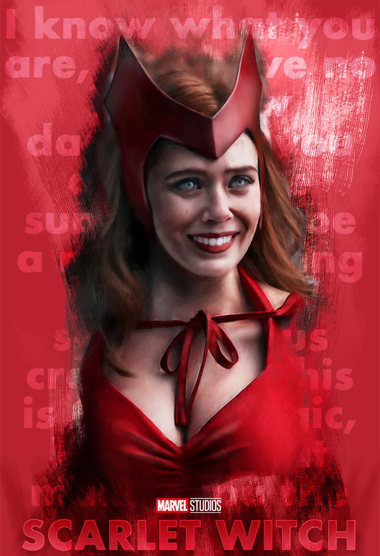 Alternative movie poster for the Scarlett Witch