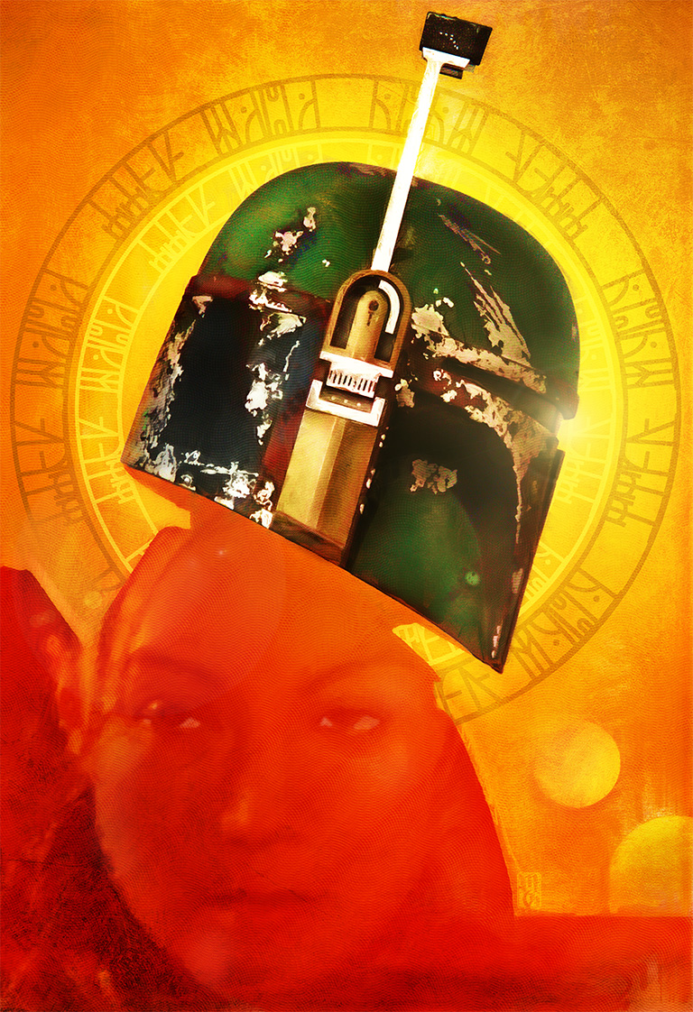 Illustration for "The Book of Boba Fett" on Disney+