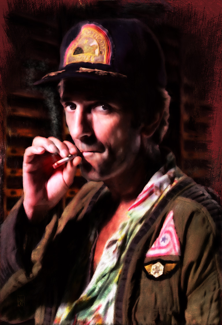 Final portrait of Harry Dean Stanton as Brett from "Alien"