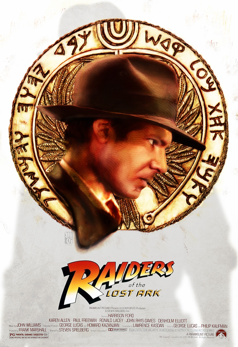 Alternative movie poster for "Raiders of the Lost Ark"