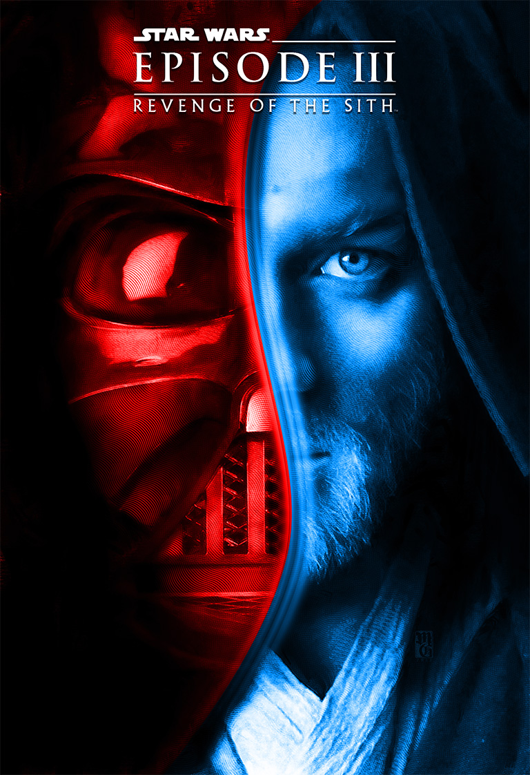 Alternative movie poster for "Star Wars: Episode III Revenge of the Sith"