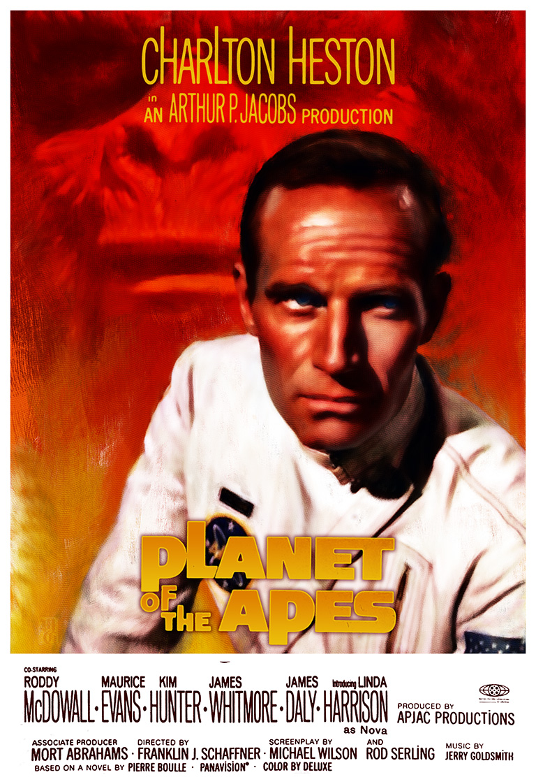 Alternative movie poster for "The Planet of the Apes".