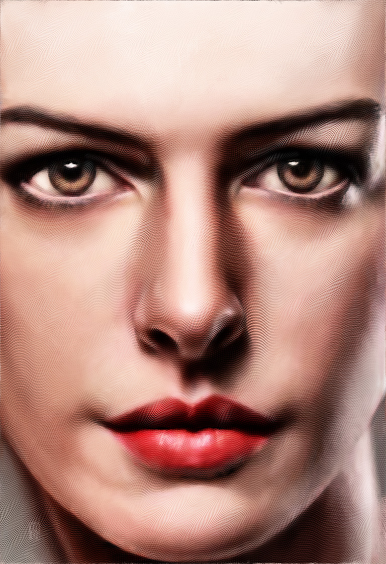 Portrait of Anne Hathaway