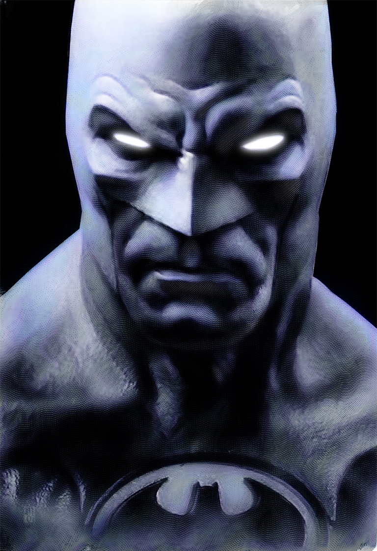 Vintage Batman portrait