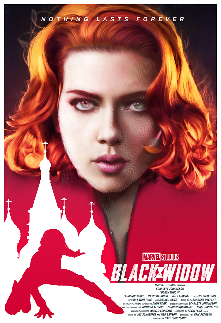 Alternative movie poster for the Black Widow
