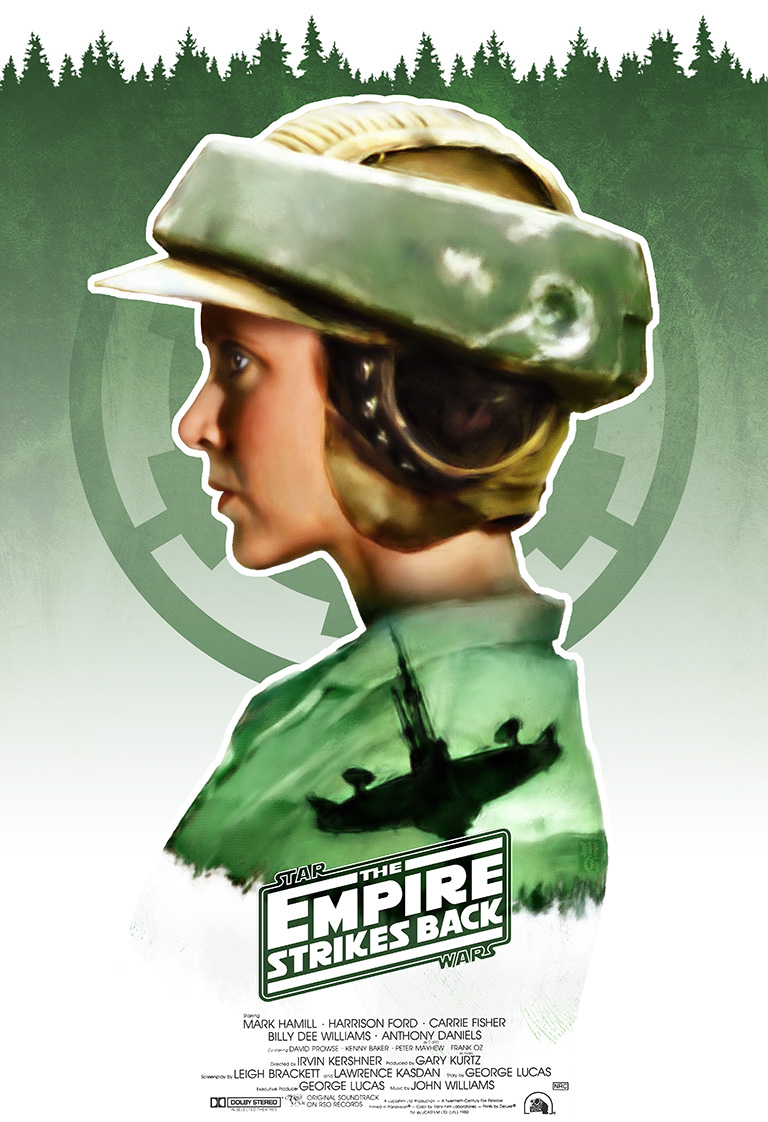 Alternative movie poster for "Star Wars: The Empire Strikes Back"