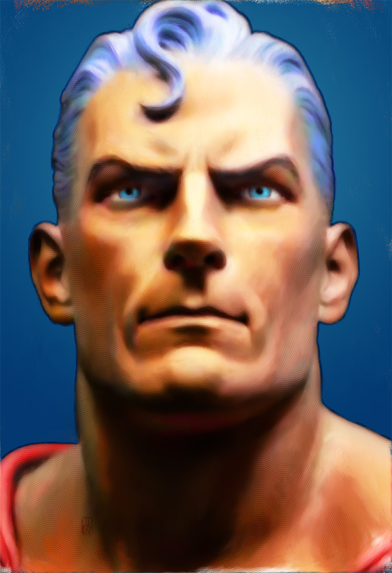Portrait of Kal-El, also known as Superman