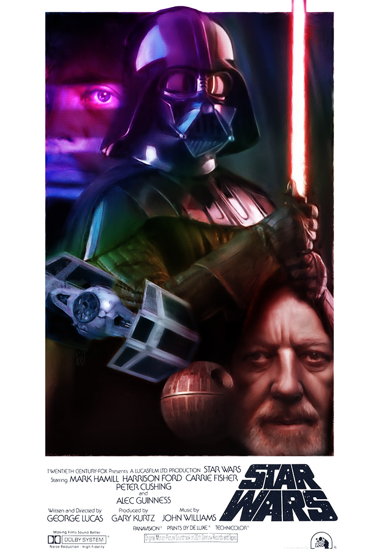 Alternative movie poster for Star Wars