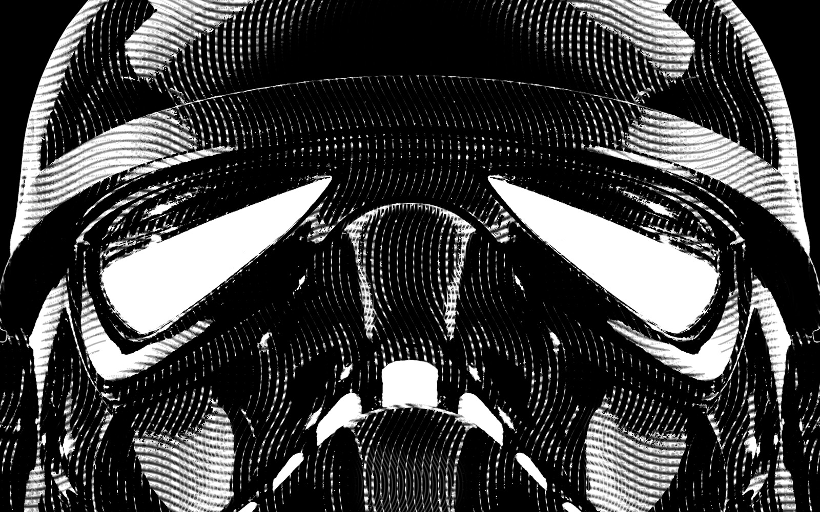 Detail of Empire Shadow Trooper helmet