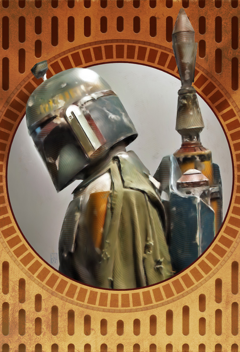 Alternative poster design for Boba Fett