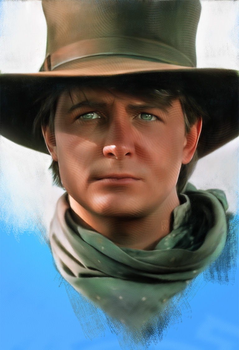 Portrait of Michael J. Fix as Marty McFly