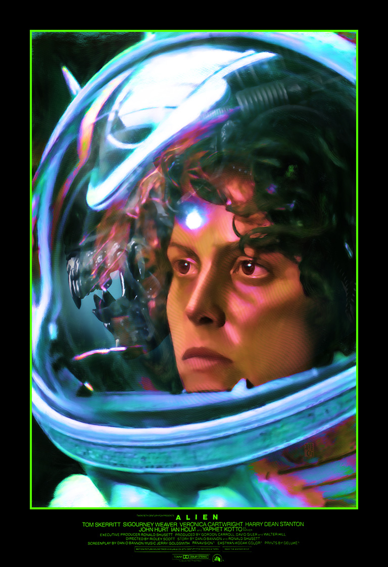 Alternative movie poster for "Alien"