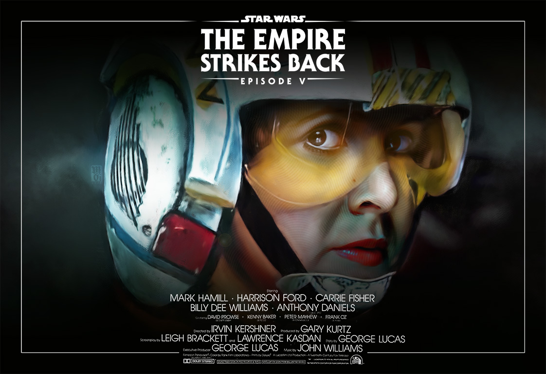 Alternative movie poster for "The Empire Strikes Back".