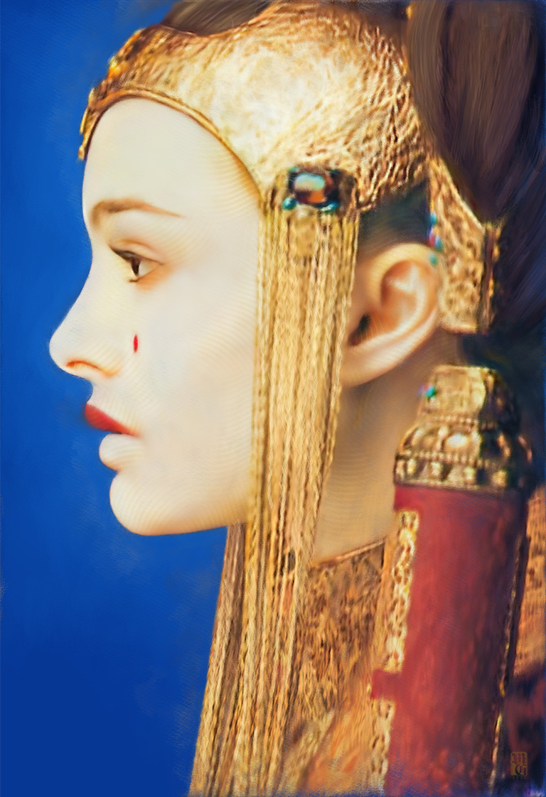 Portrait of Natalie Portman as Padmé Amidala Naberrie