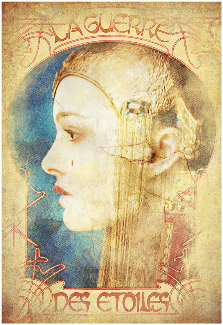 Alternative movie poster for Star Wars, the Prequels featuring a portrait of Padme.